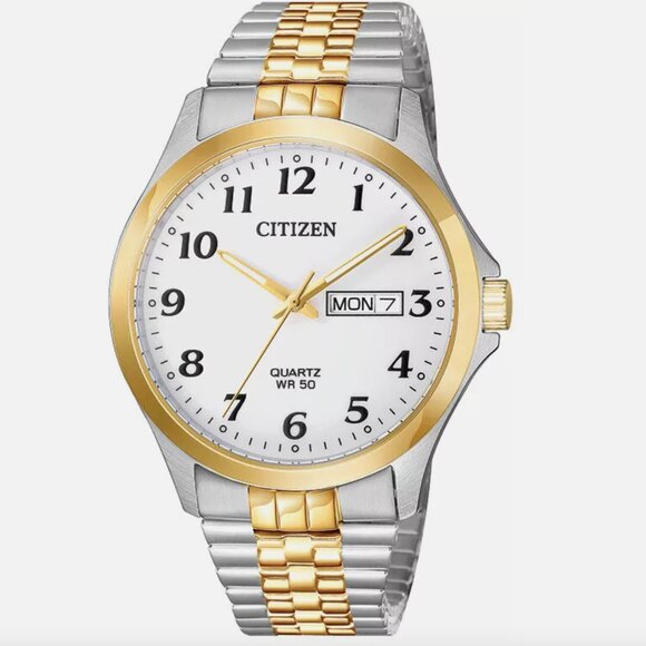 Citizen Men's Date Two Tone 38mm Watch